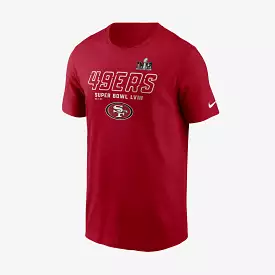 2024 Super Bowl LVIII Bound San Francisco 49ers Iconic Mens Short Sleeve Shirt (Red)