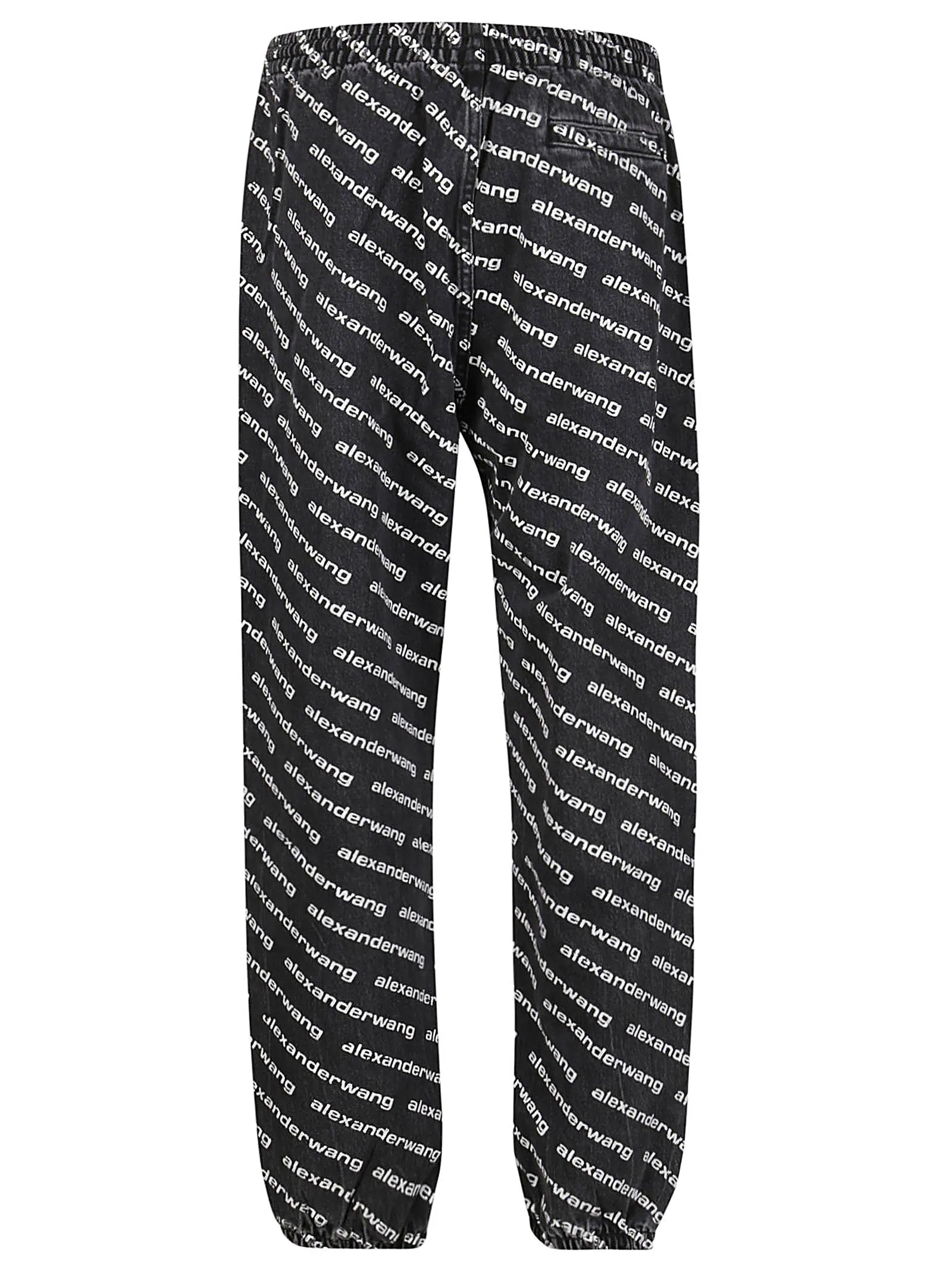 Alexander Wang Allover Logo Printed Jogger Pants