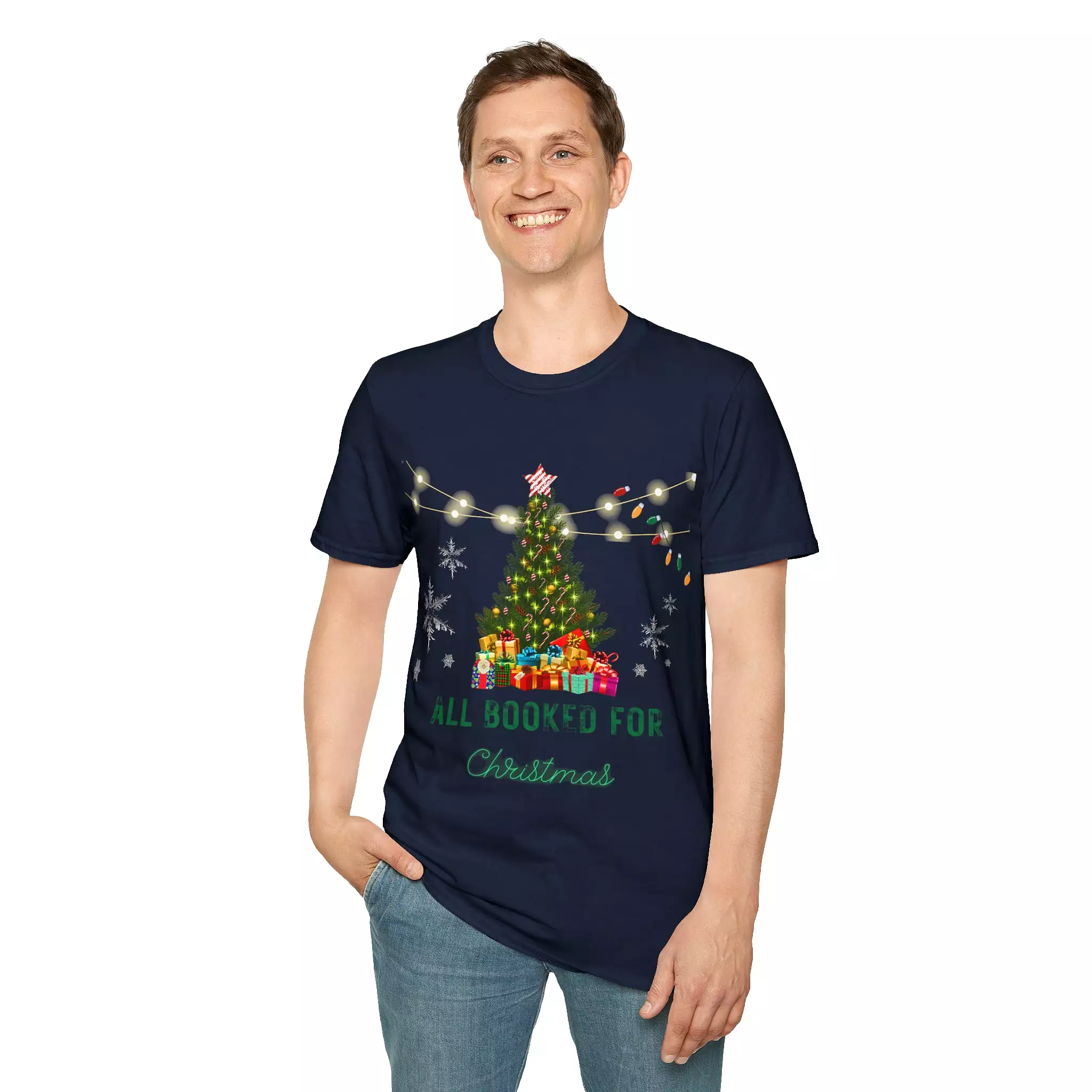 All booked for Christmas - Unisex Softstyle T-Shirt