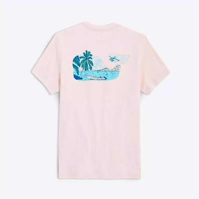 Anguilla Scene Whale Short Sleeve T-Shirt