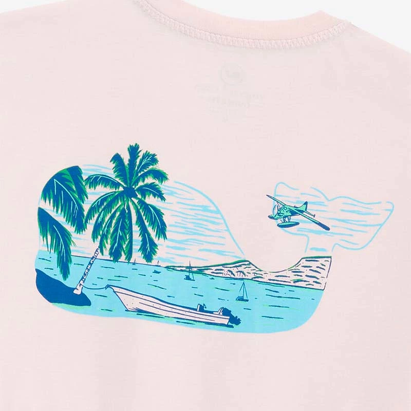 Anguilla Scene Whale Short Sleeve T-Shirt