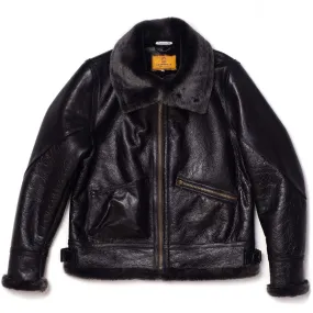 Aviatore B-3 Black Shearling Jacket - Shangri-la Heritage