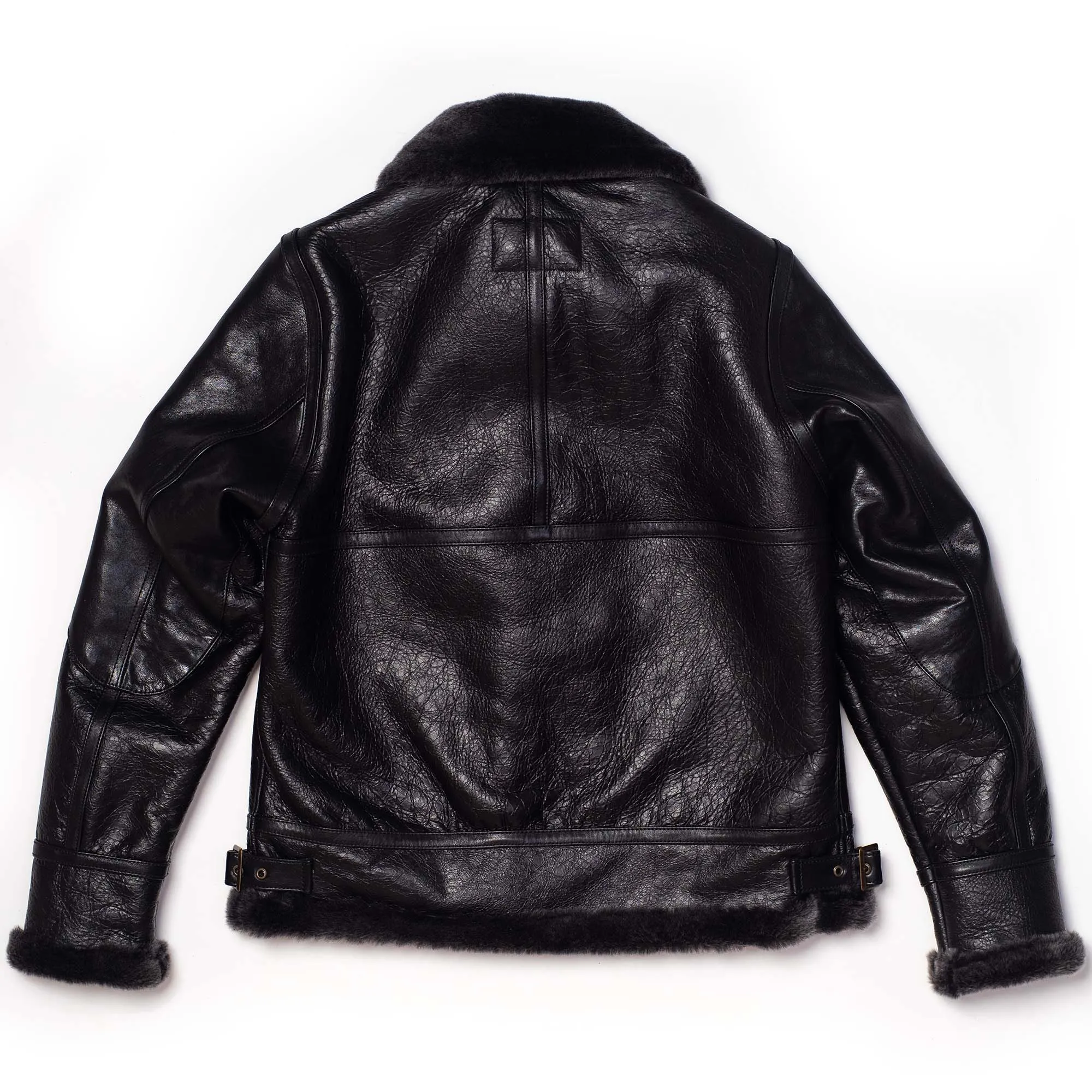 Aviatore B-3 Black Shearling Jacket - Shangri-la Heritage