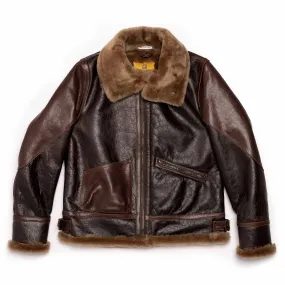 “Aviatore” B-3 Seal Brown Shearling Jacket - Shangri-la Heritage