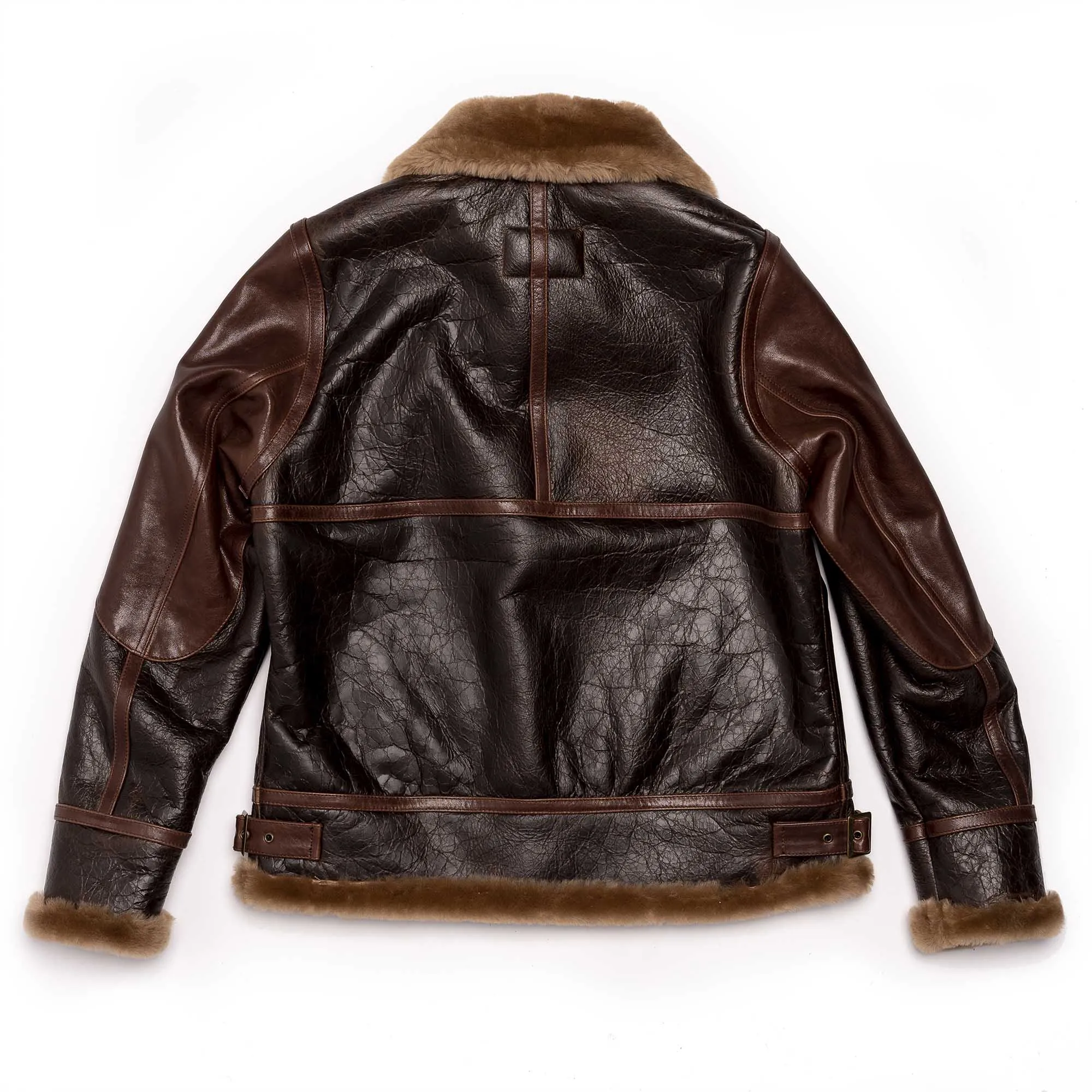 “Aviatore” B-3 Seal Brown Shearling Jacket - Shangri-la Heritage