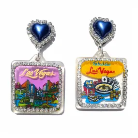 Bedazzled Viva Las Vegas Vintage Remix Earrings