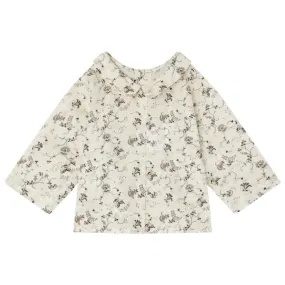 Bonpoint Baby Florent Blouse Ecru Cream Foral