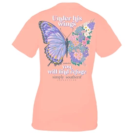 Butterfly Wings Short Sleeve T-Shirt