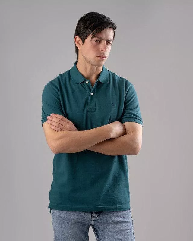 CLASSIC FIT PIQUE POLO SHIRT - GINZARY