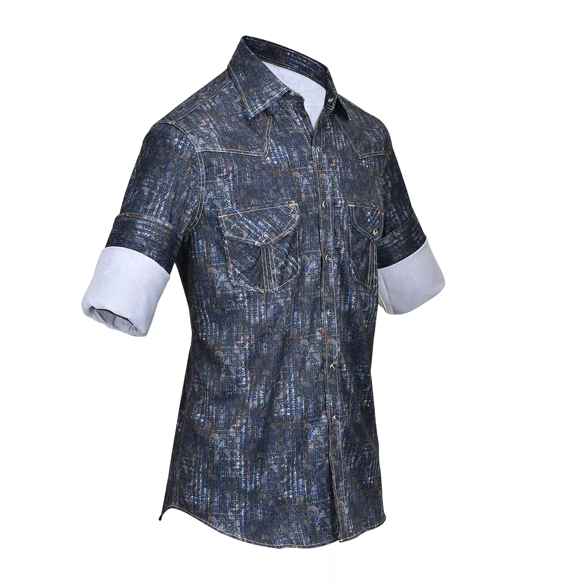 CMRJ609 - Cuadra denim cowboy fashion cotton shirt for men