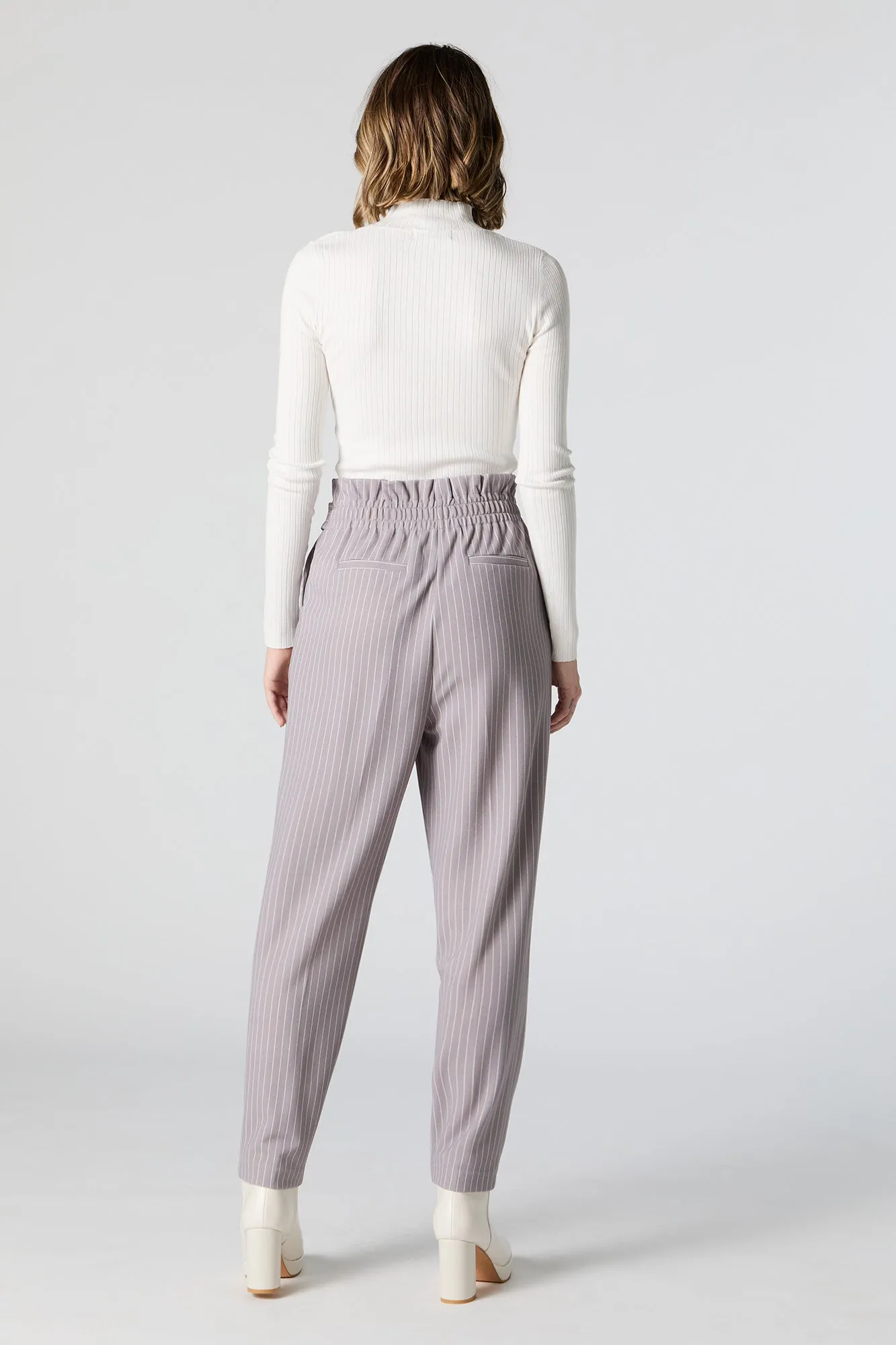 Crepe Paperbag Dress Pant