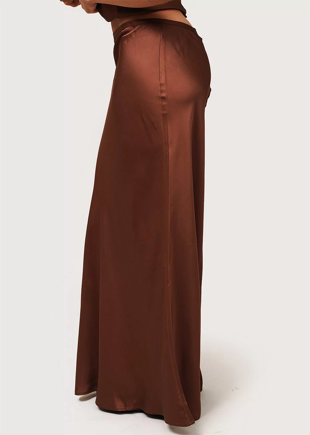 Dark Brown Dydine Fitted Skirt