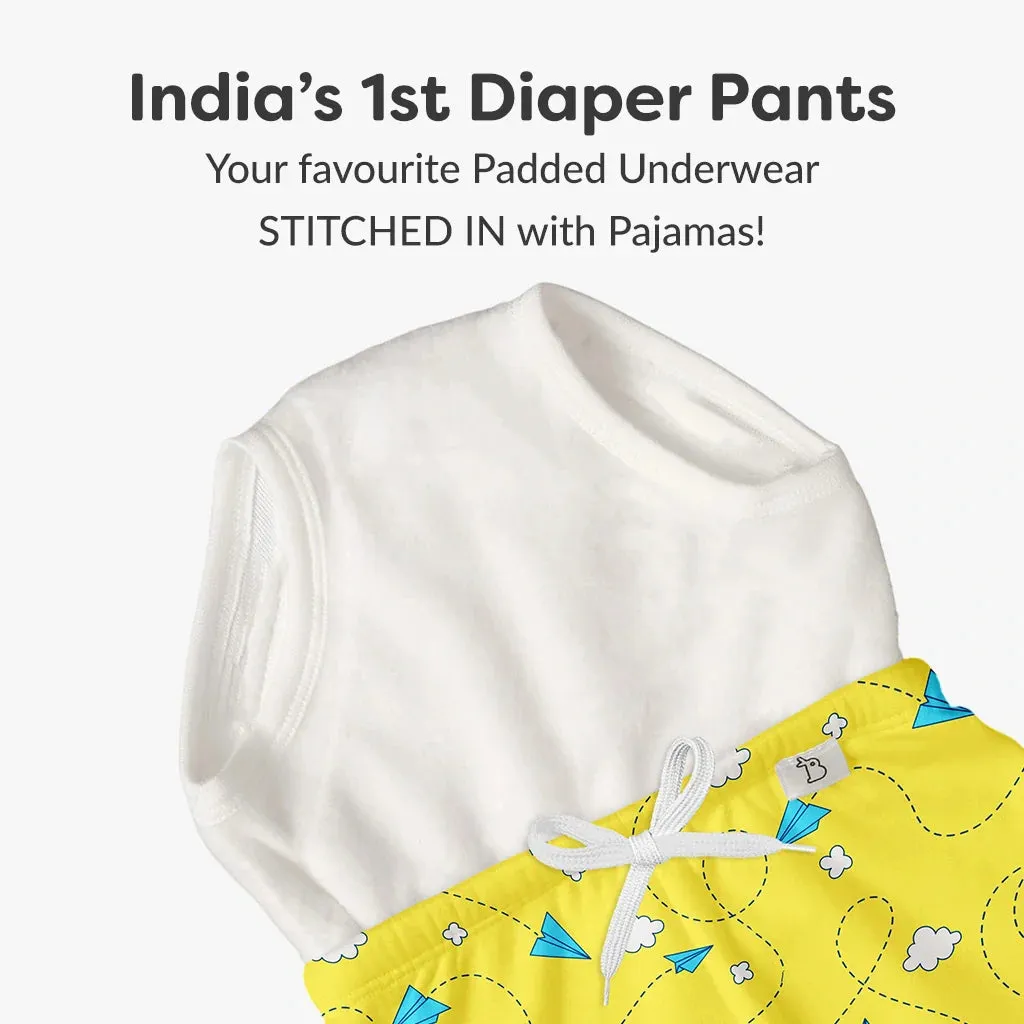 Diaper Pant + 6 Padded Underwear Combo