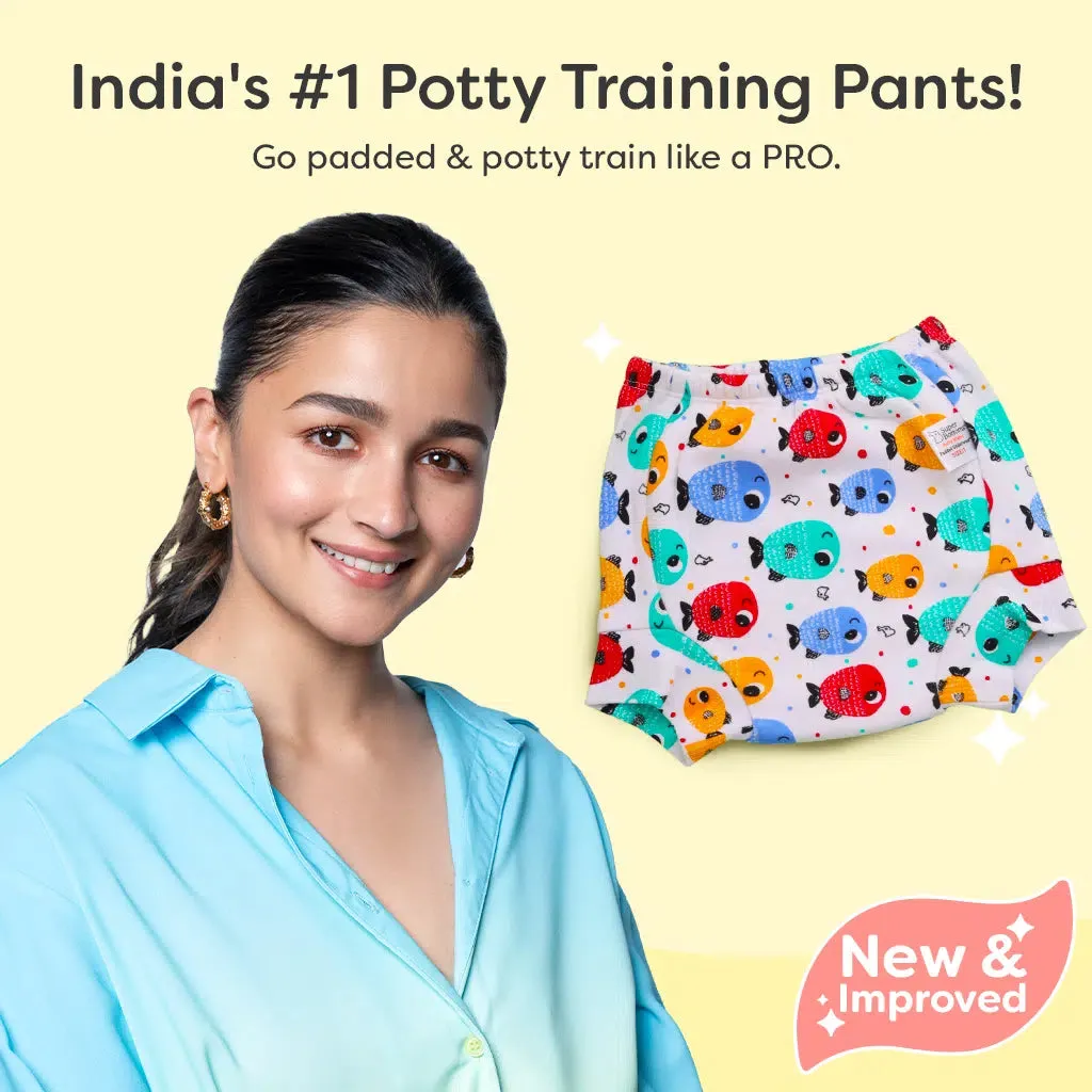 Diaper Pant + 6 Padded Underwear Combo