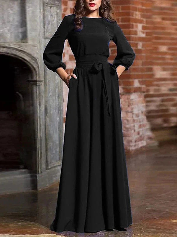 Elegant Long Sleeve Formal Party Dress in Multiple Colors and Sizes