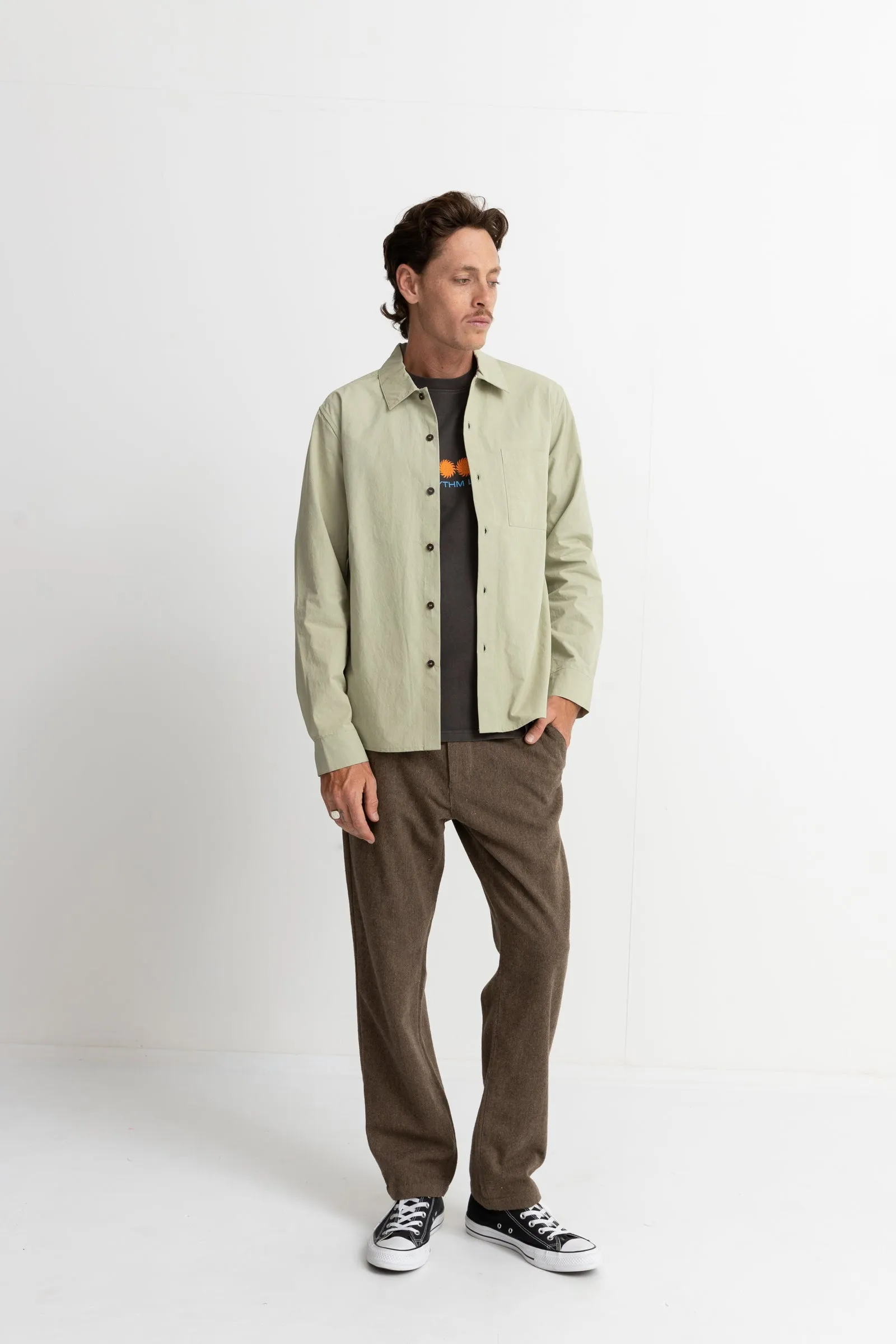 Essential Ls Shirt Sage