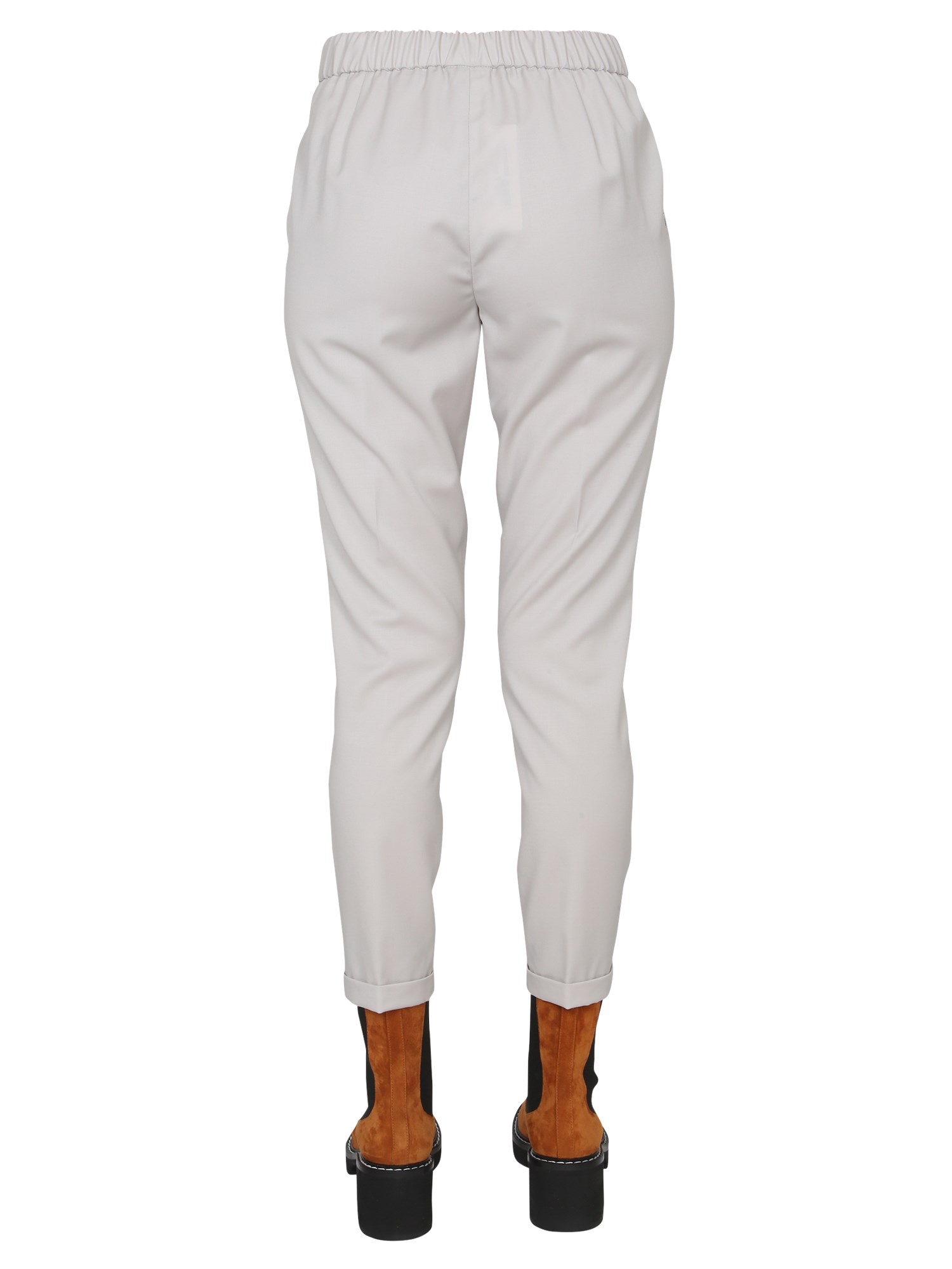 FABIANA FILIPPI    WOOL PANTS WITH SHINY DETAIL