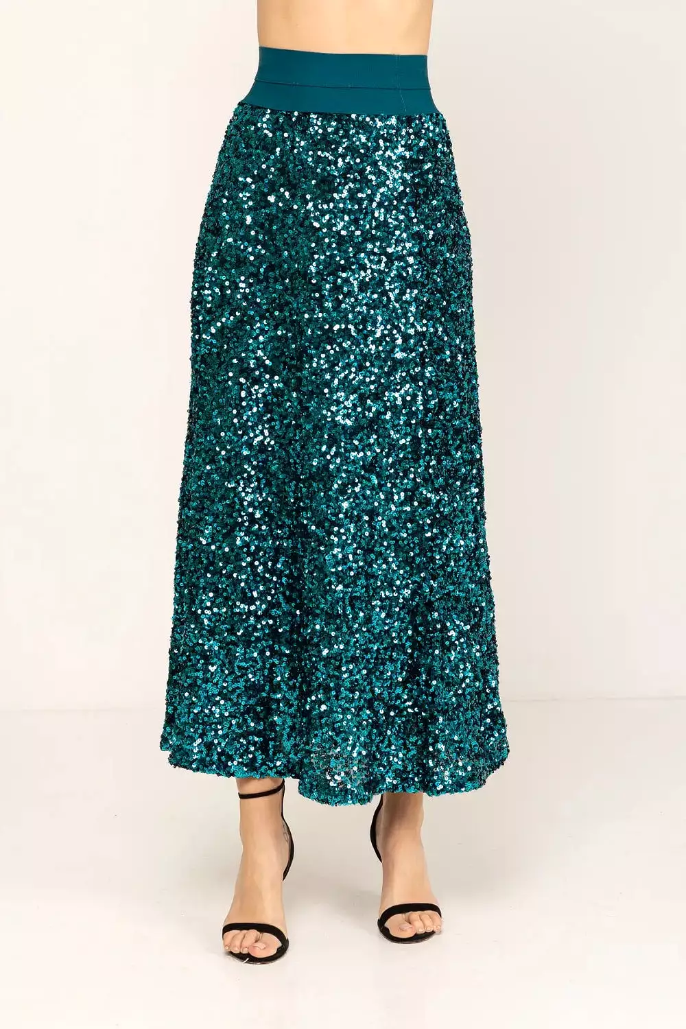 FABULOSA MIDI SKIRT TURQUOISE