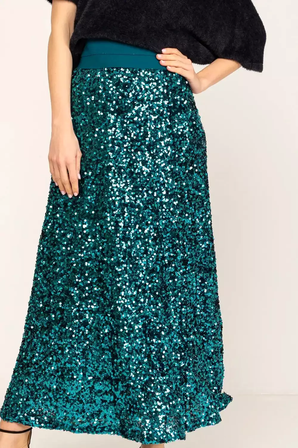 FABULOSA MIDI SKIRT TURQUOISE