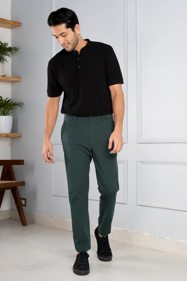 Forest Green Stretch Chinos