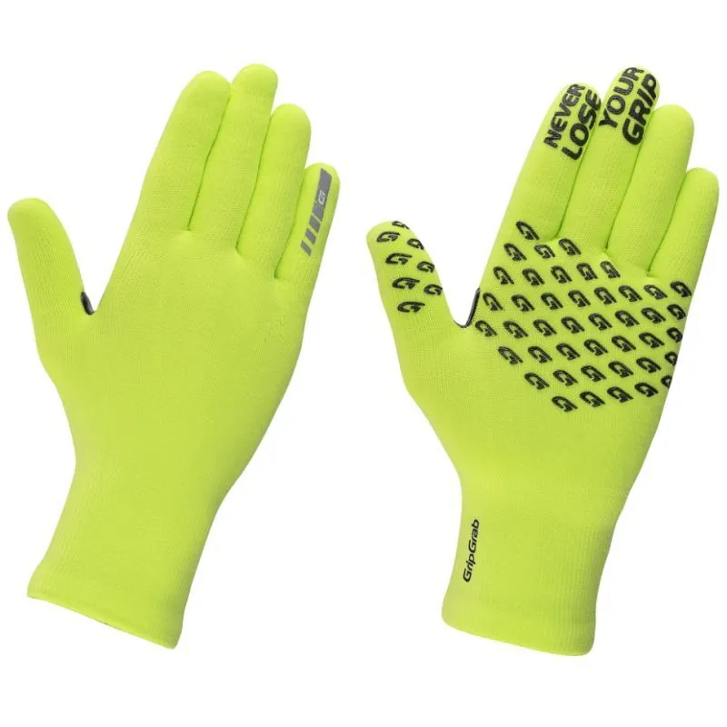 GripGrab  Waterproof Hi-Vis Knitted Thermal Glove - Guanti ciclismo