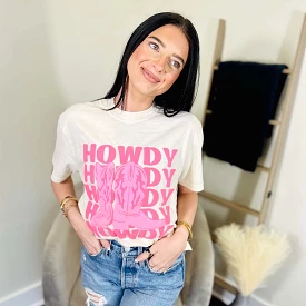 Howdy Repeat Short Sleeve T-Shirt