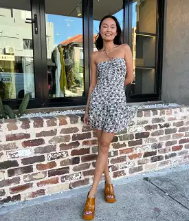 ILANKA DRESS-KHAKI