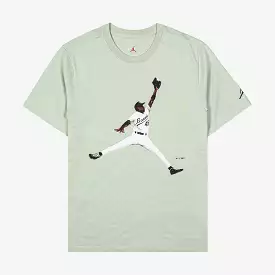 Jumpman Flight MVP Mens Short Sleeve Shirt (Seafoam/Black)