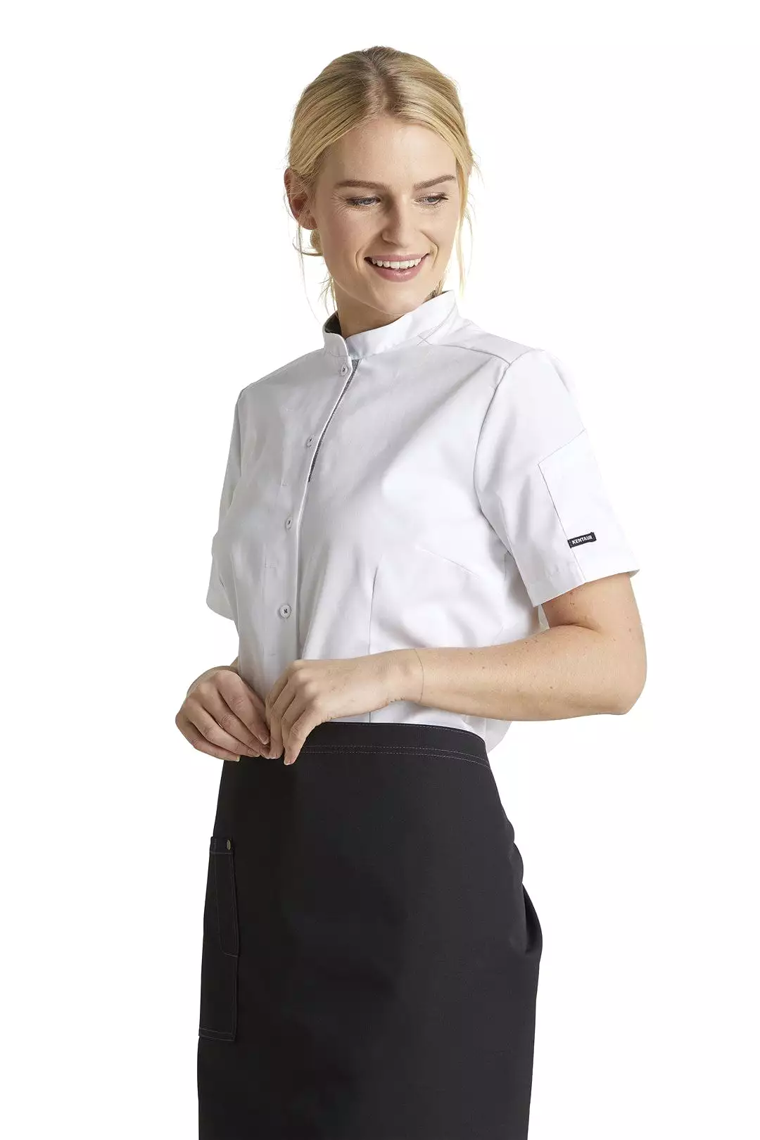 Kentaur 15209 Ladies Short Sleeve Chef/Service Shirt