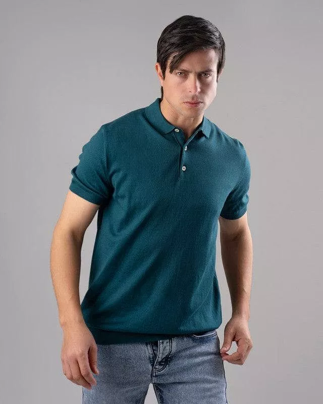 KNIT POLO SHIRT  - GINZARY