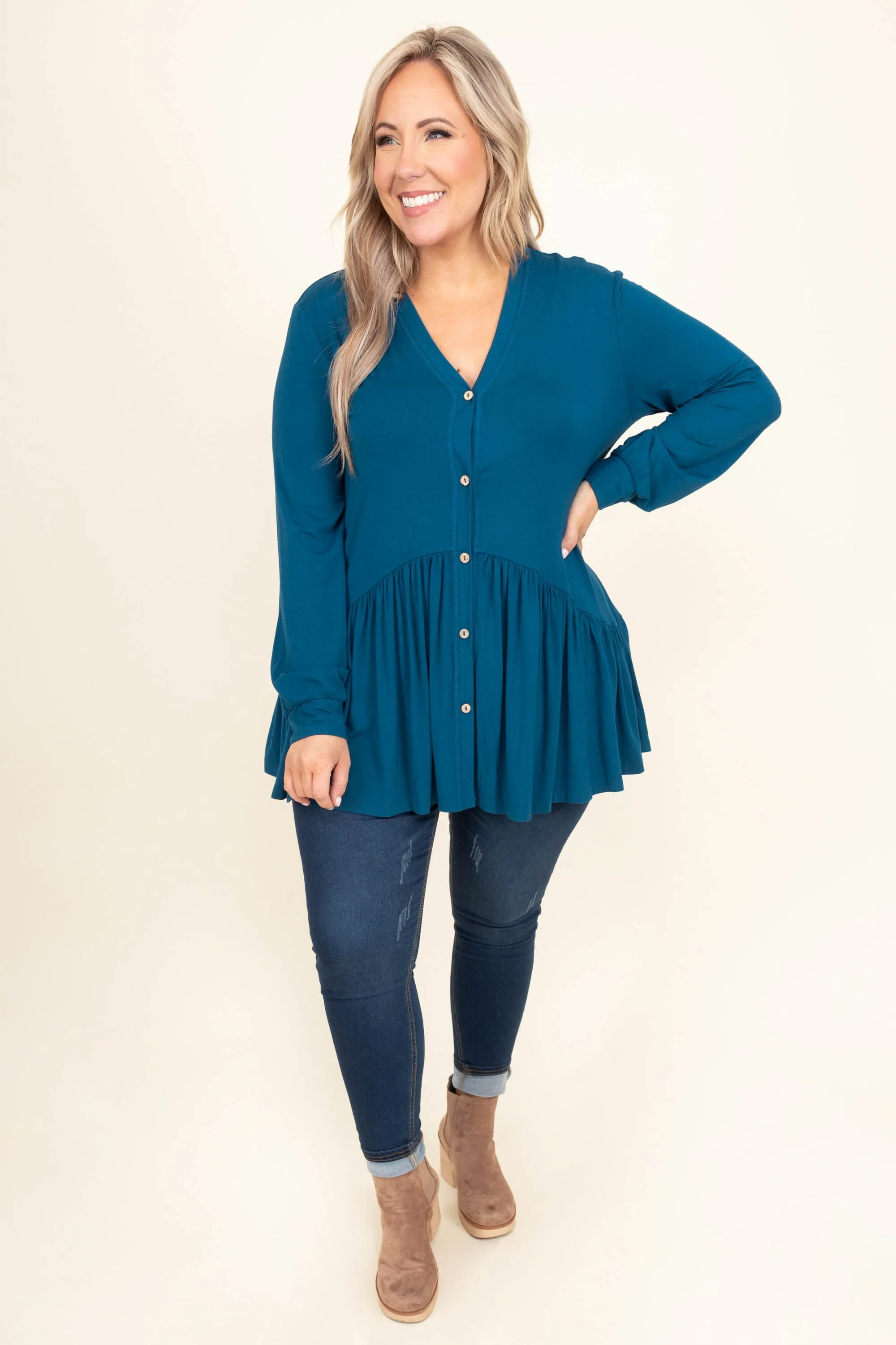 Lively Experiences Tunic, Blue