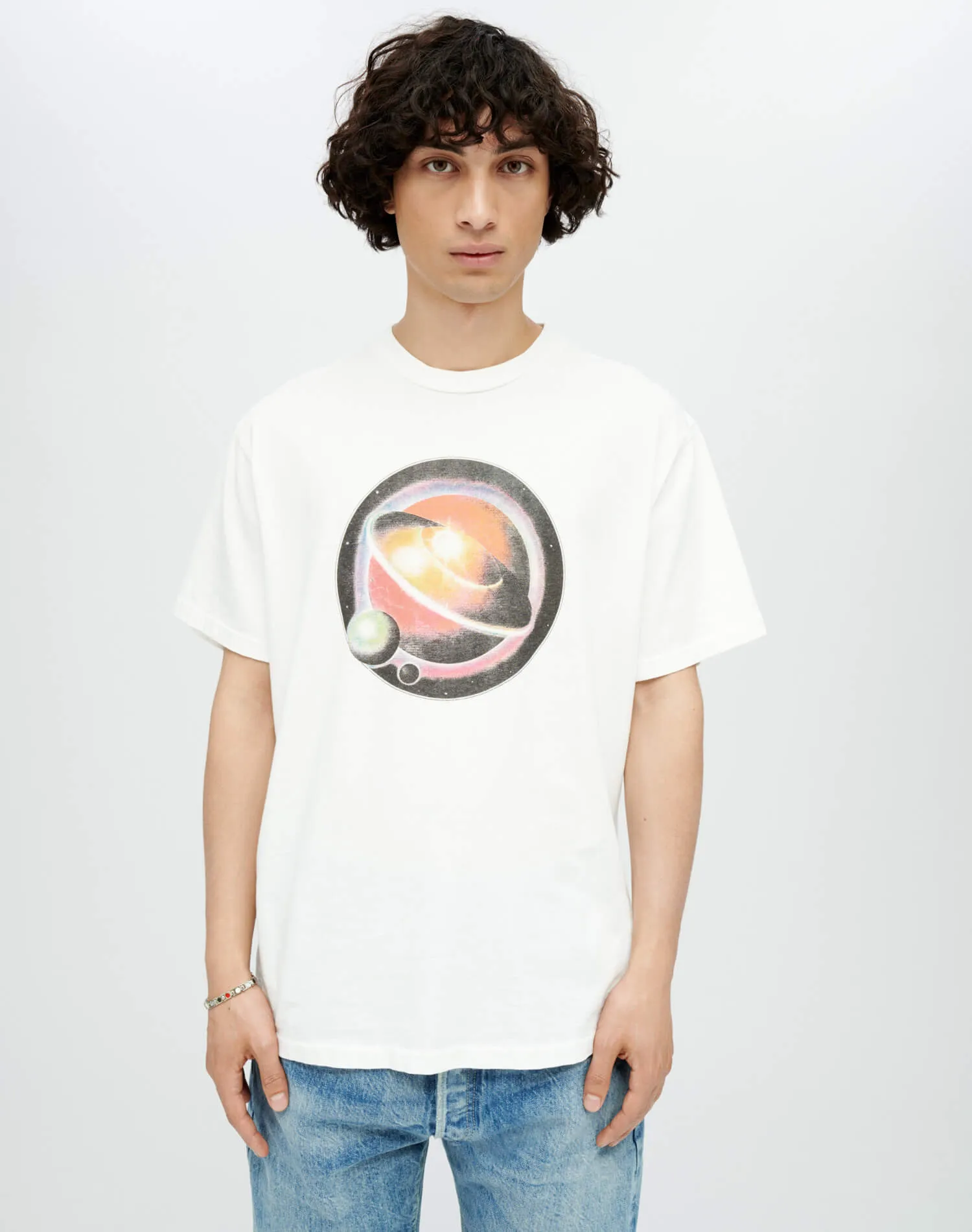 Loose Galaxy Tee - Old White