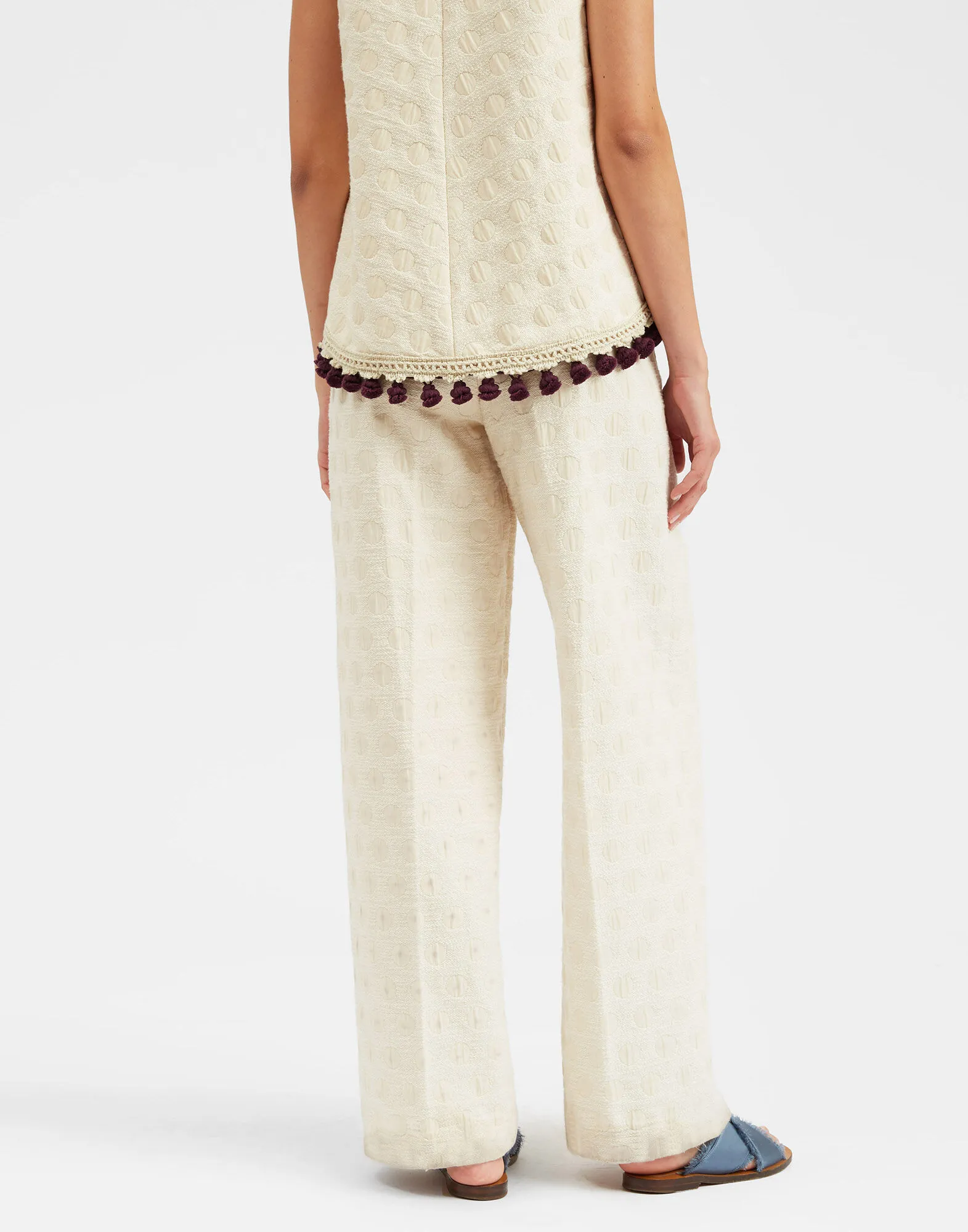 Loose Pants in Creamy for Women | La DoubleJ