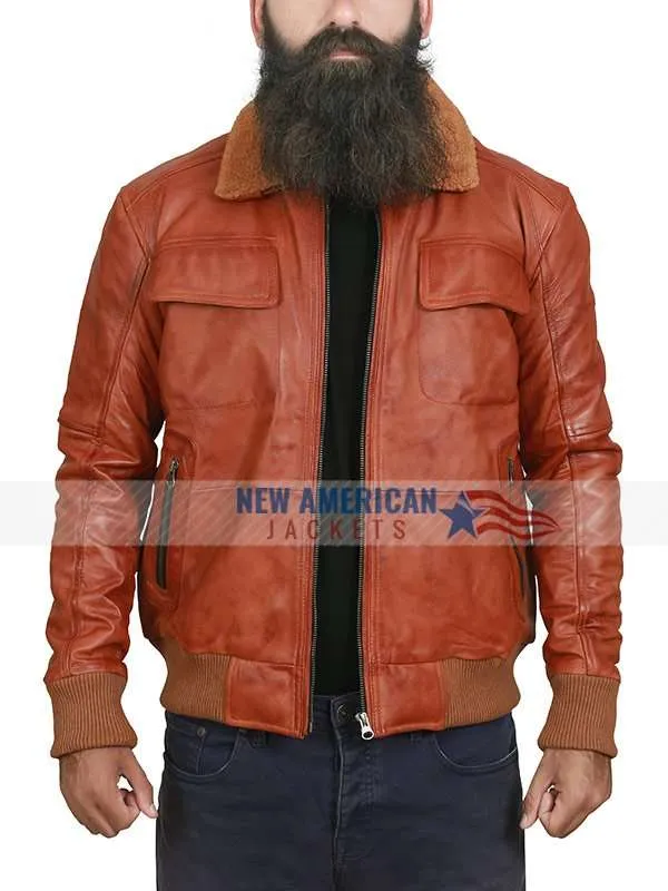 Mens Danny Tan Shearling Jacket - New American Jackets