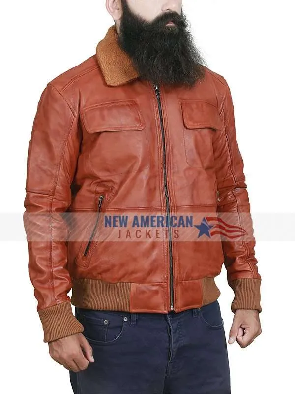 Mens Danny Tan Shearling Jacket - New American Jackets