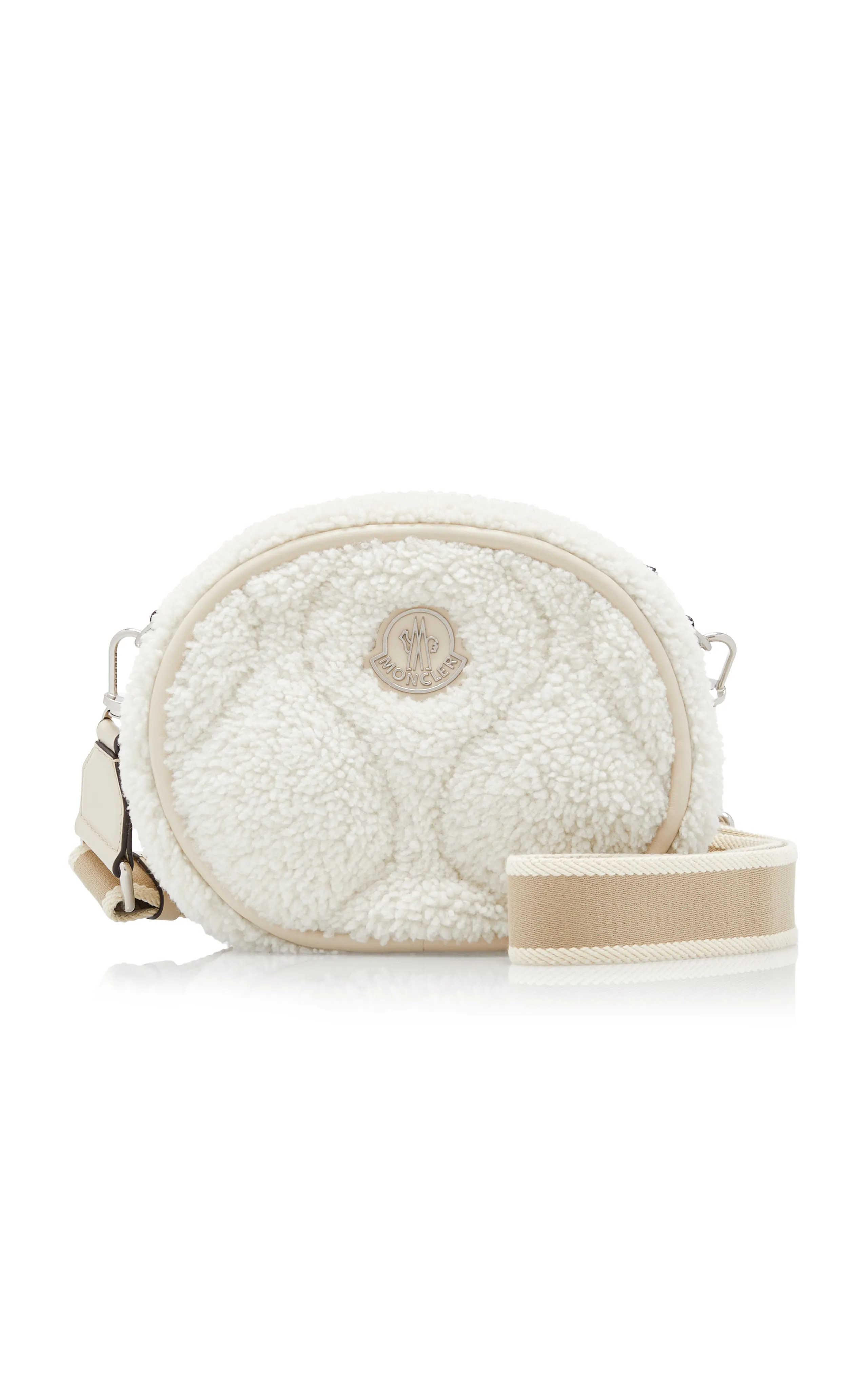 Moncler Delilah Shearling Crossbody Bag