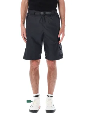 Off-White High Waist Belted Bermuda Shorts