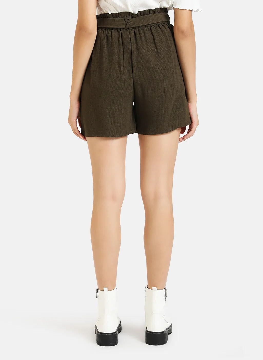 Paper Bag Waist Shorts