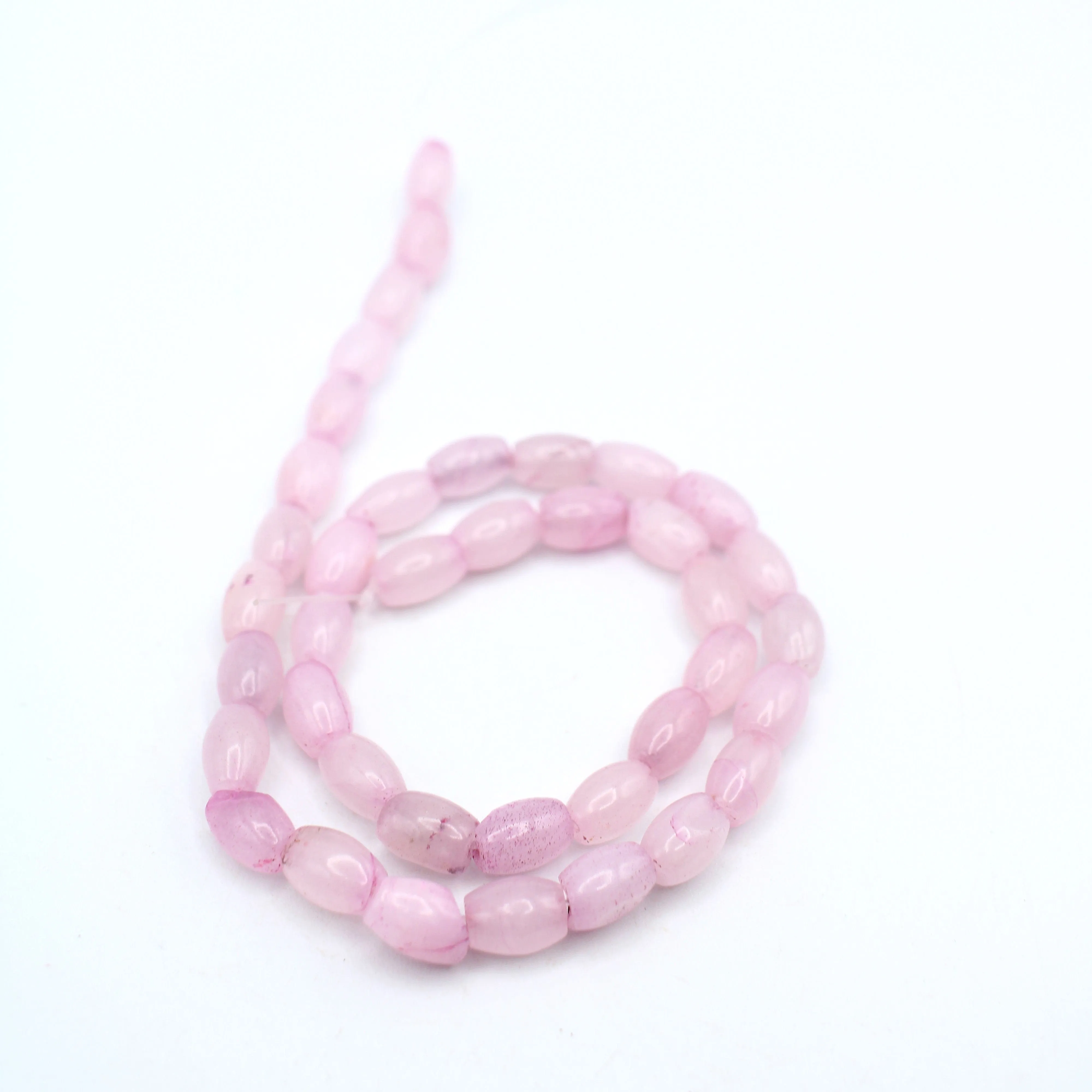 Pink Dyed Quartz Bead Strands