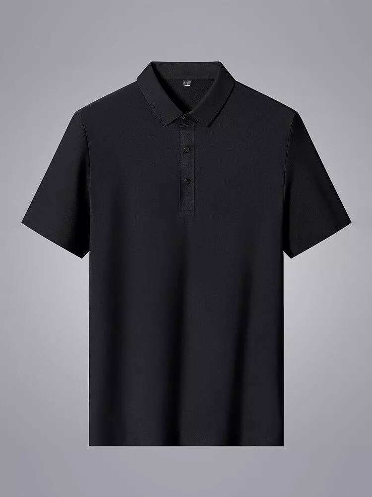 Plain Short Sleeve Men Polo Shirt