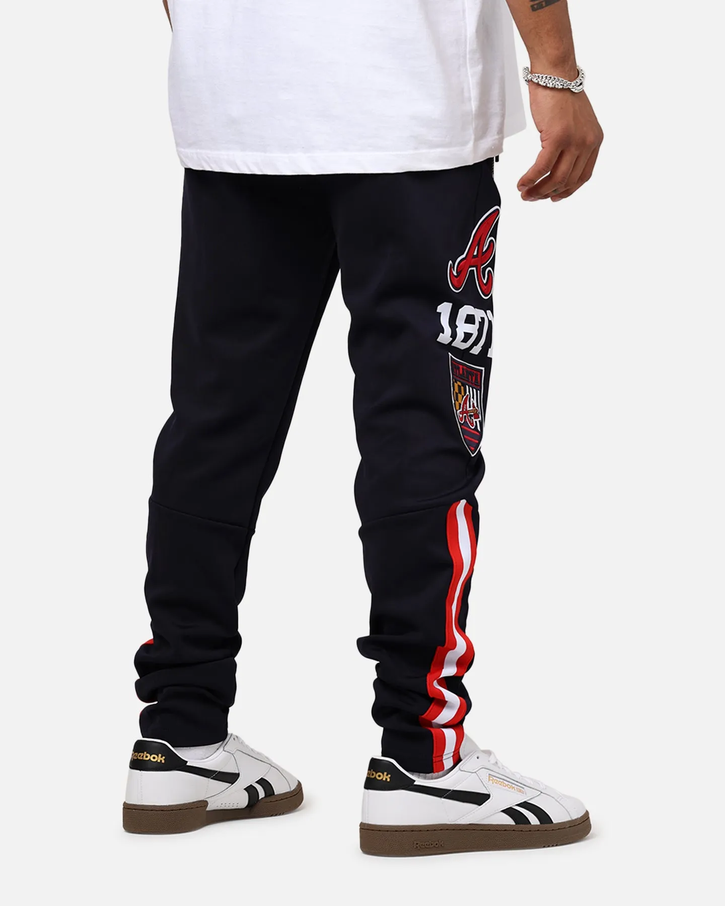 Pro Standard Atlanta Braves Fast Lane Trackpant Midnight/Red