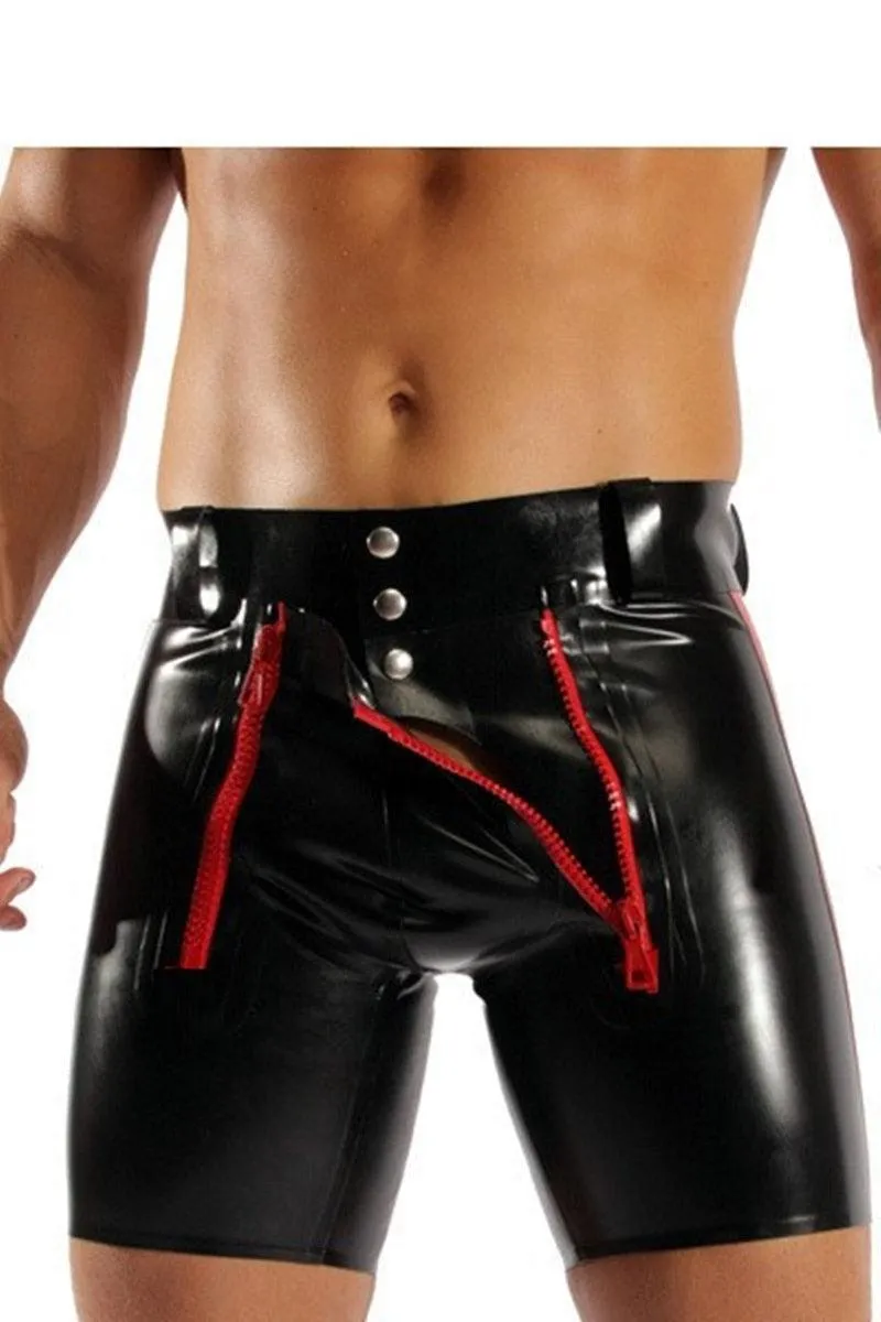 PVC Faux Leather Shorts