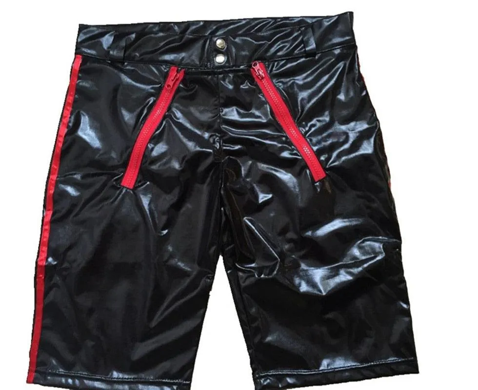 PVC Faux Leather Shorts