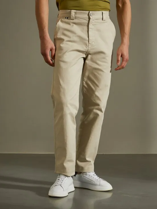 Regular fit trousers