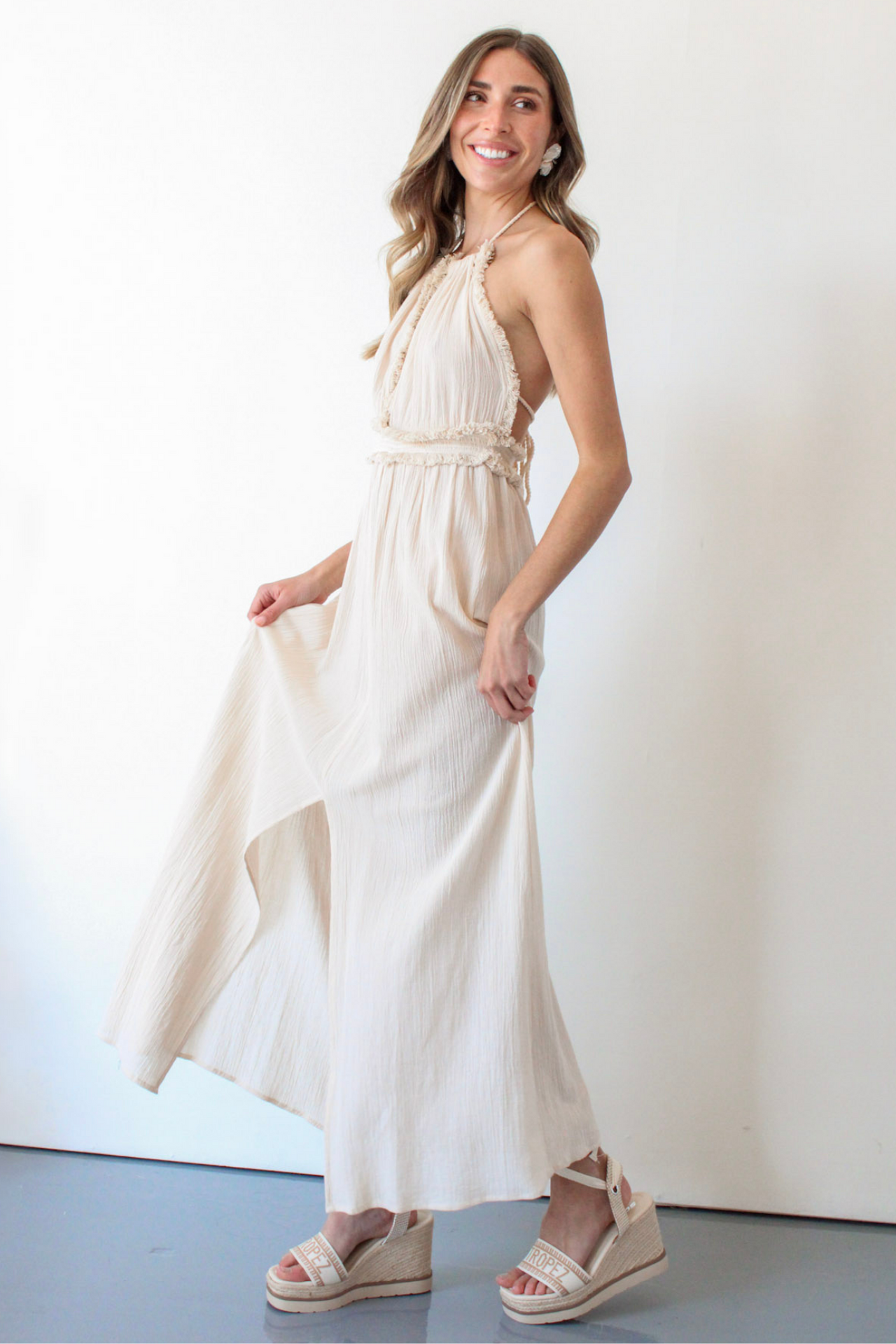 Resort Goddess Maxi Dress