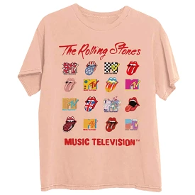 Rolling Stones MTV Tongues Short Sleeve T-Shirt