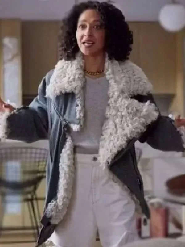 Ruth Negga Good Grief Shearling Jacket - New American Jackets