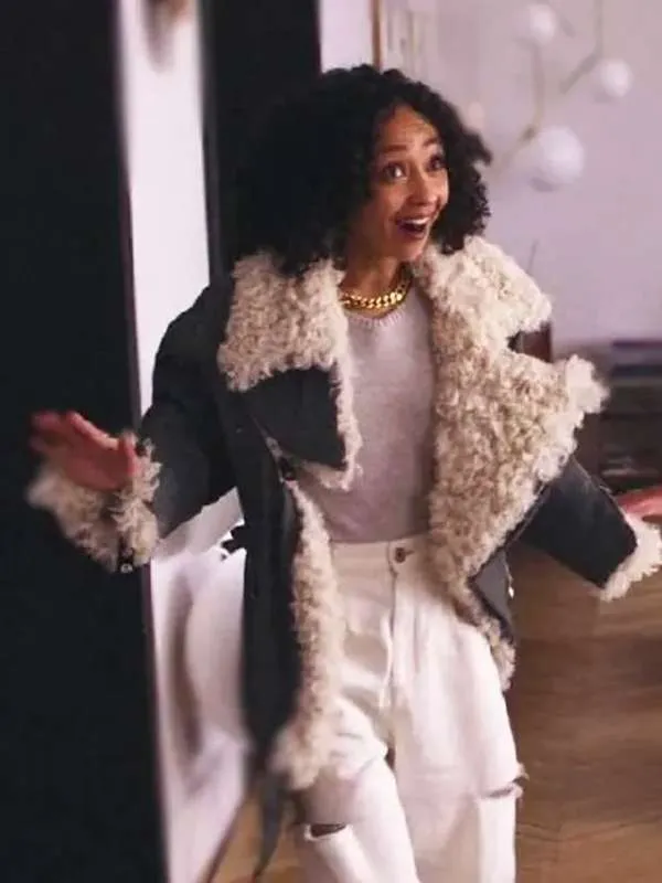 Ruth Negga Good Grief Shearling Jacket - New American Jackets