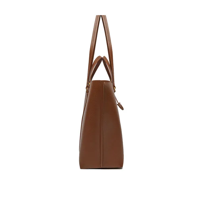 SHOPPER CARRIE BIG Woman Brown  Antique Gold 