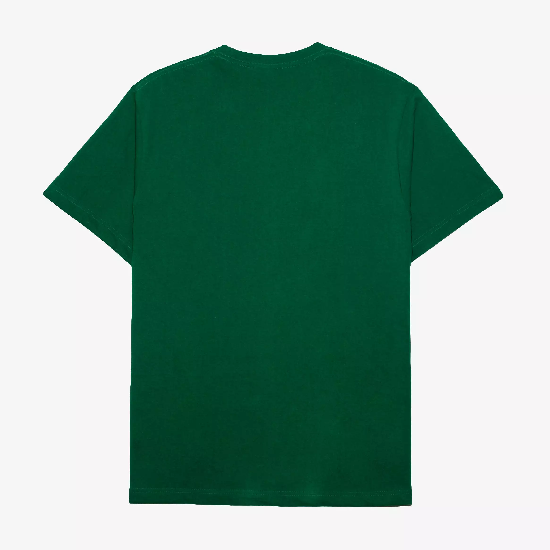 Solid Novelty Mens Short Sleeve Shirt (Dark Green)